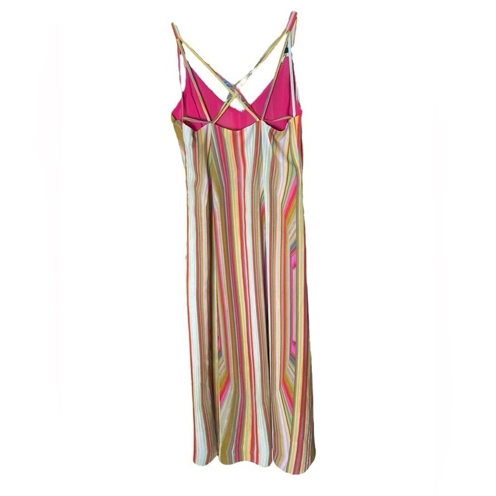 RACHEL Rachel Roy Strappy Striped Maxi Dress 6 - Picture 4 of 10